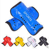 Football Shin Pads For Children With Perforated Breathable Pads
